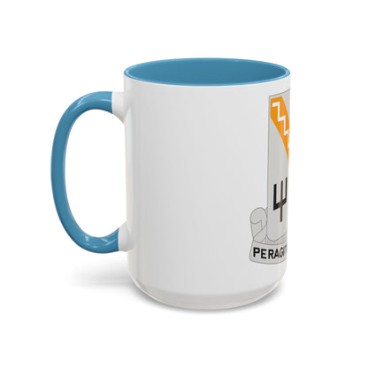 118 Signal Battalion (U.S. Army) Accent Coffee Mug
