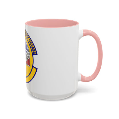 87 Healthcare Operations Squadron AMC (U.S. Air Force) Accent Coffee Mug
