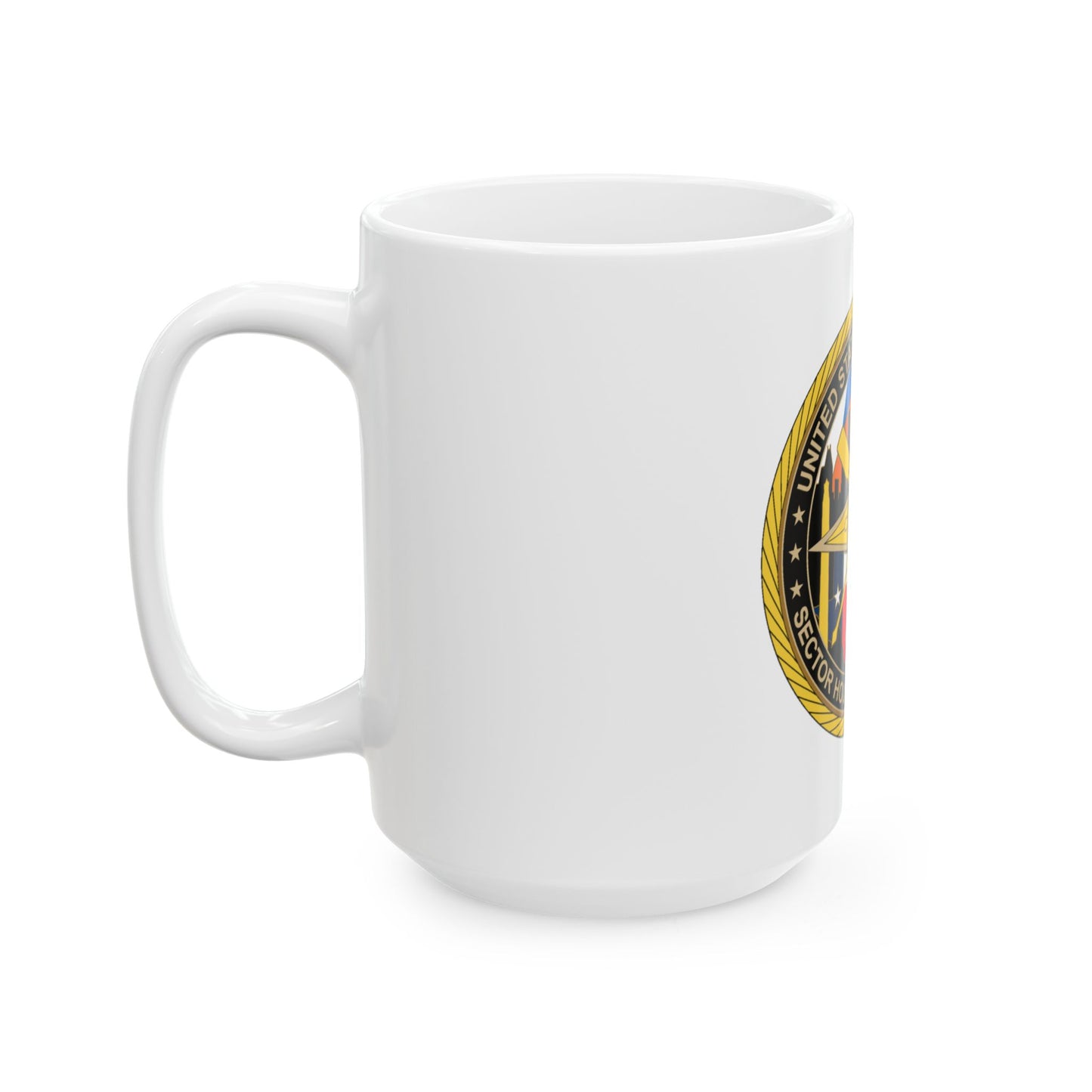 USCG Sector Houston Galveston Wardroom (U.S. Coast Guard) White Coffee Mug