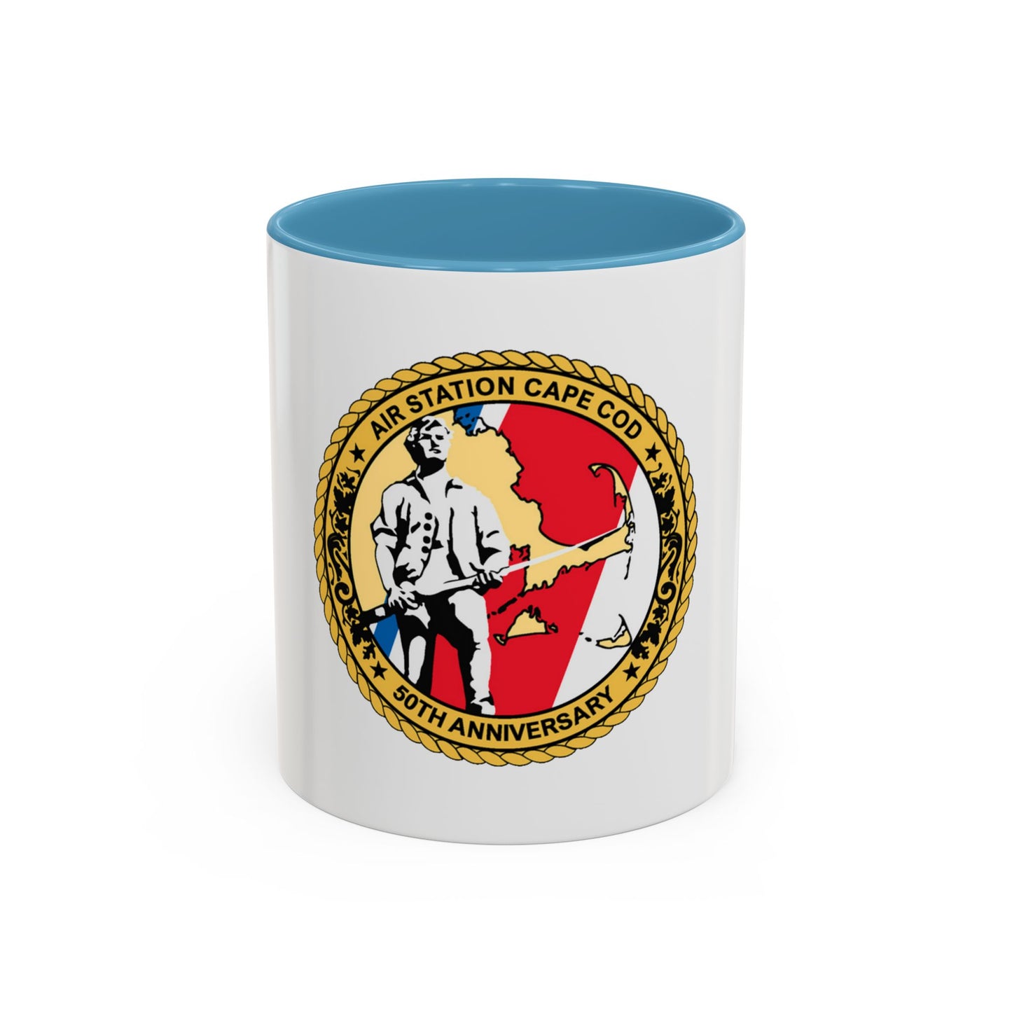 USCG Air Station CAPE COD (U.S. Coast Guard) Accent Coffee Mug