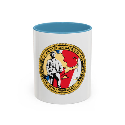 USCG Air Station CAPE COD (U.S. Coast Guard) Accent Coffee Mug