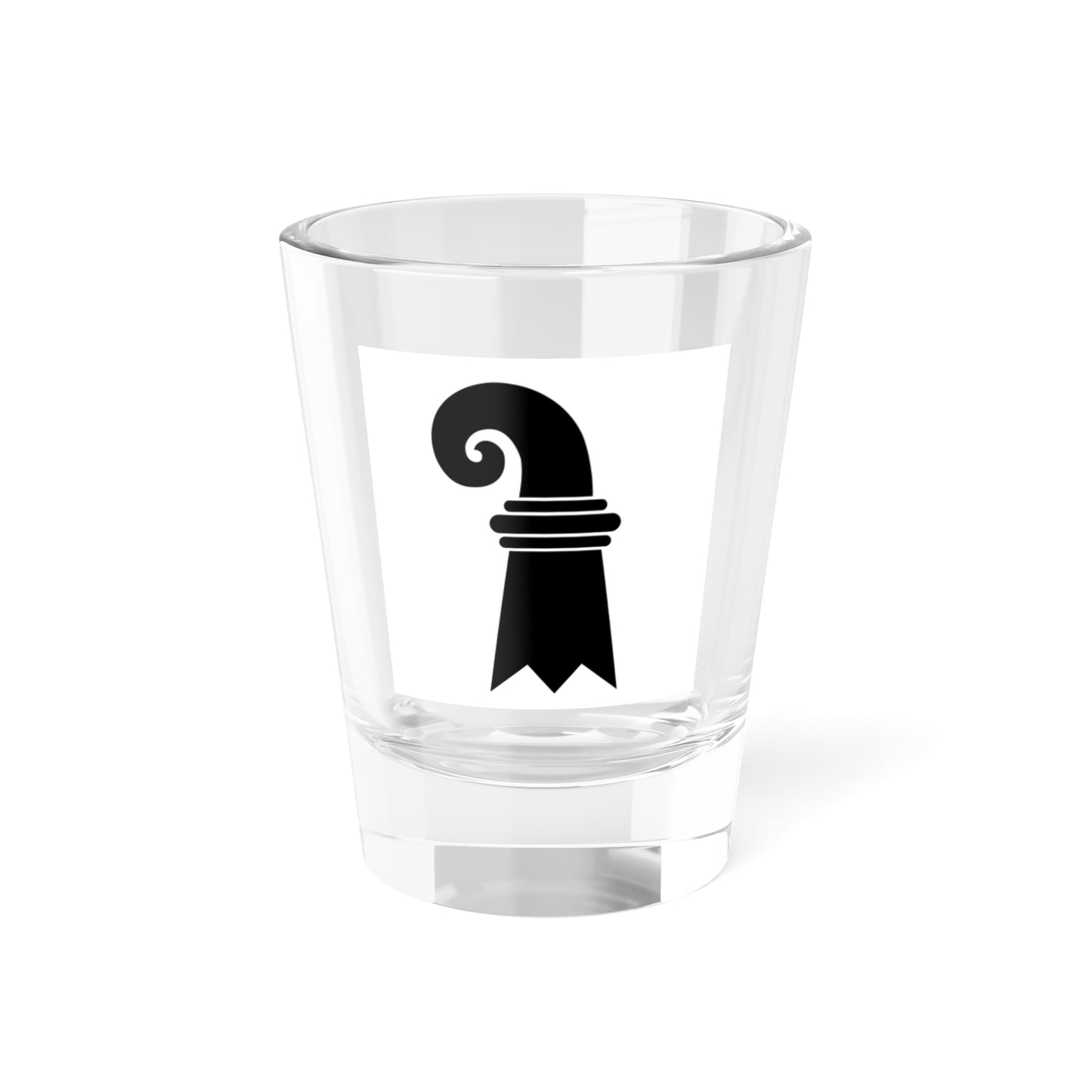 Flag of Canton of Basel Switzerland - Shot Glass 1.5oz