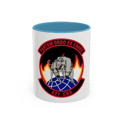 821 Contingency Response Sq AMC (U.S. Air Force) Accent Coffee Mug