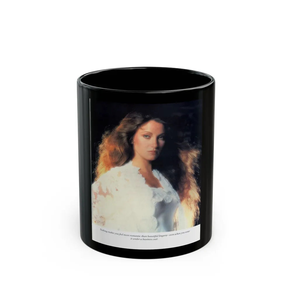 Jane Seymour #47 (Vintage Female Icon) Black Coffee Mug-11oz-Go Mug Yourself