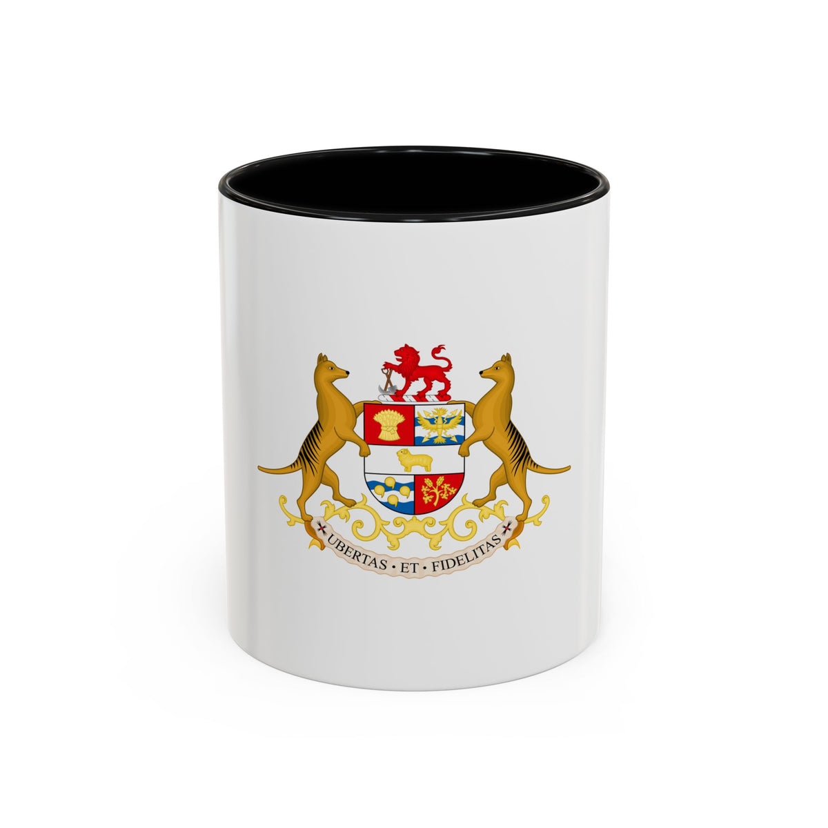 Coat of arms of Tasmania - Accent Coffee Mug