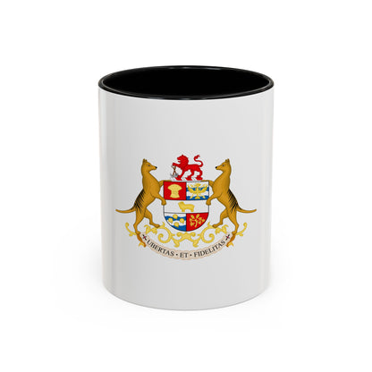 Coat of arms of Tasmania - Accent Coffee Mug
