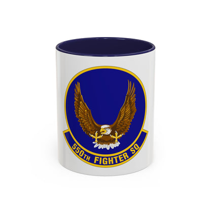 550 Fighter Squadron AETC (U.S. Air Force) Accent Coffee Mug