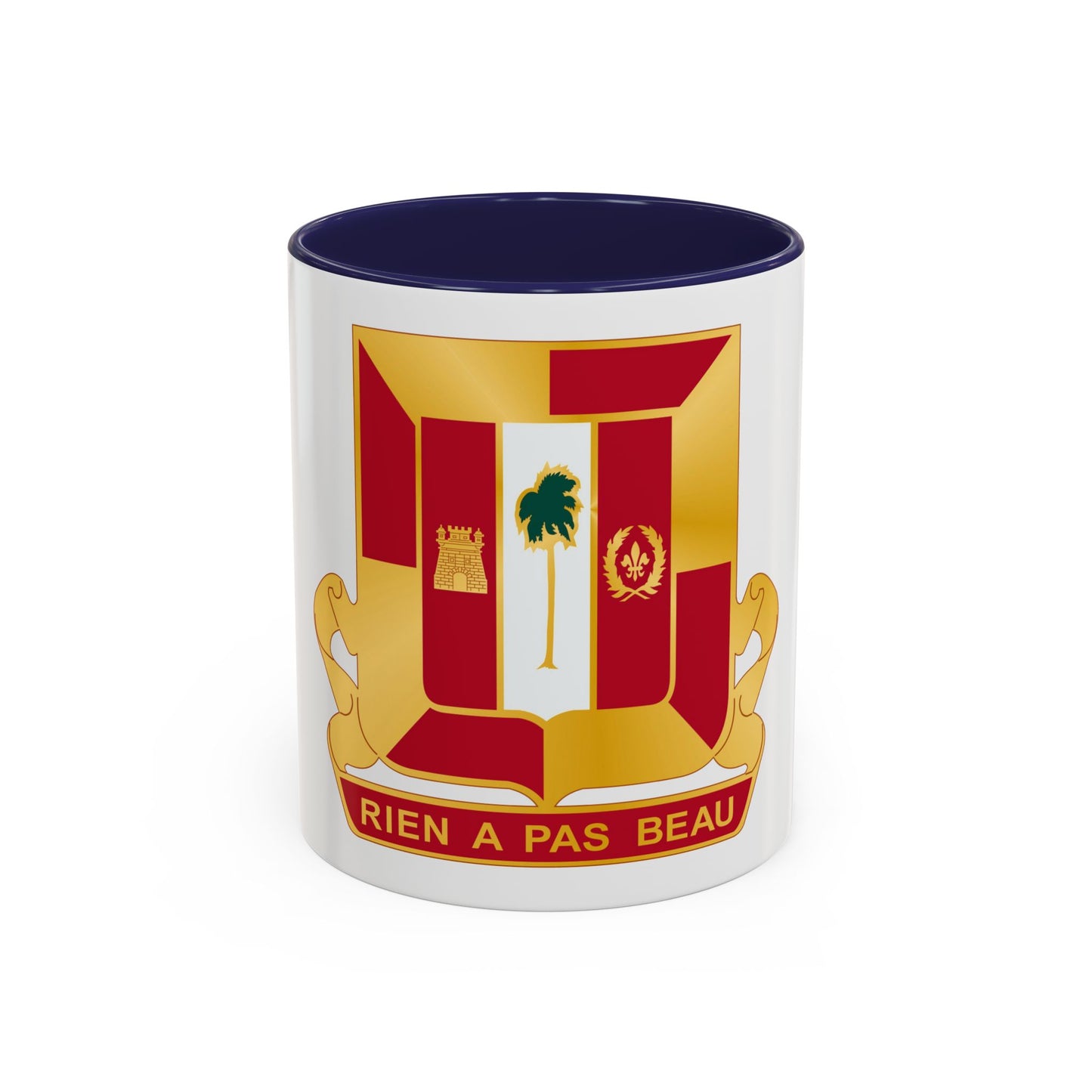 718th Antiaircraft Artillery Gun Battalion (U.S. Army) Accent Coffee Mug