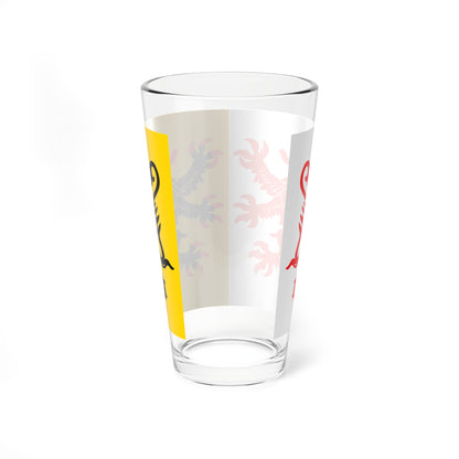 Flag of Hauts-de-France proposed design (France) Pint Glass 16oz