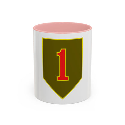 1st Infantry Division (U.S. Army) Accent Coffee Mug