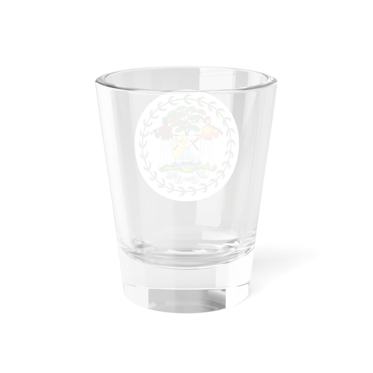 Coat of arms of Belize (1981-2019) - Shot Glass 1.5oz