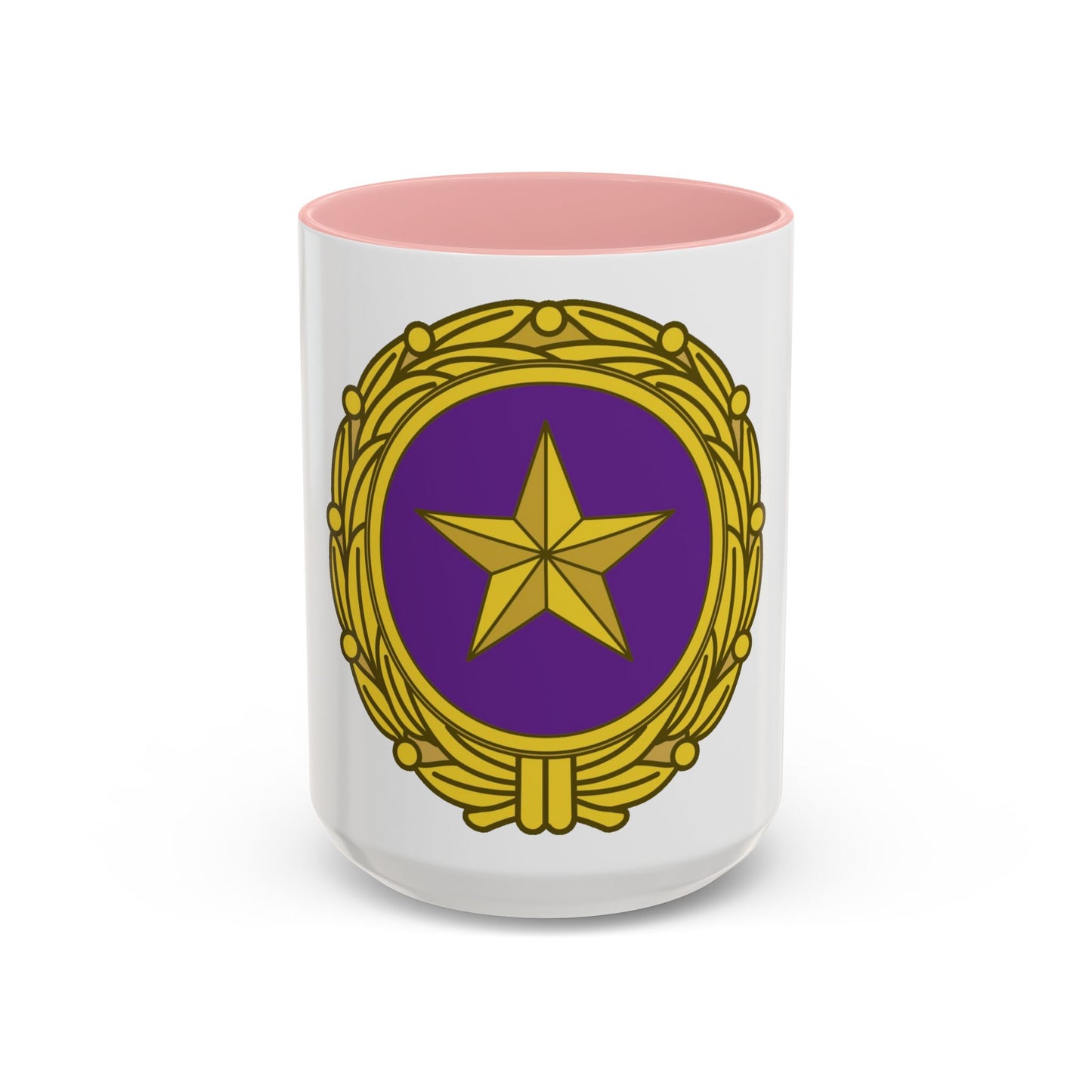 Gold Star Lapel (U.S. Army) Accent Coffee Mug