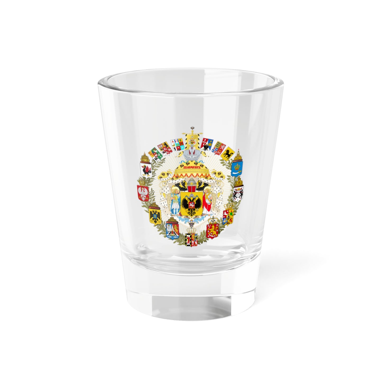 Greater Coat of Arms of the Russian Empire - Shot Glass 1.5oz