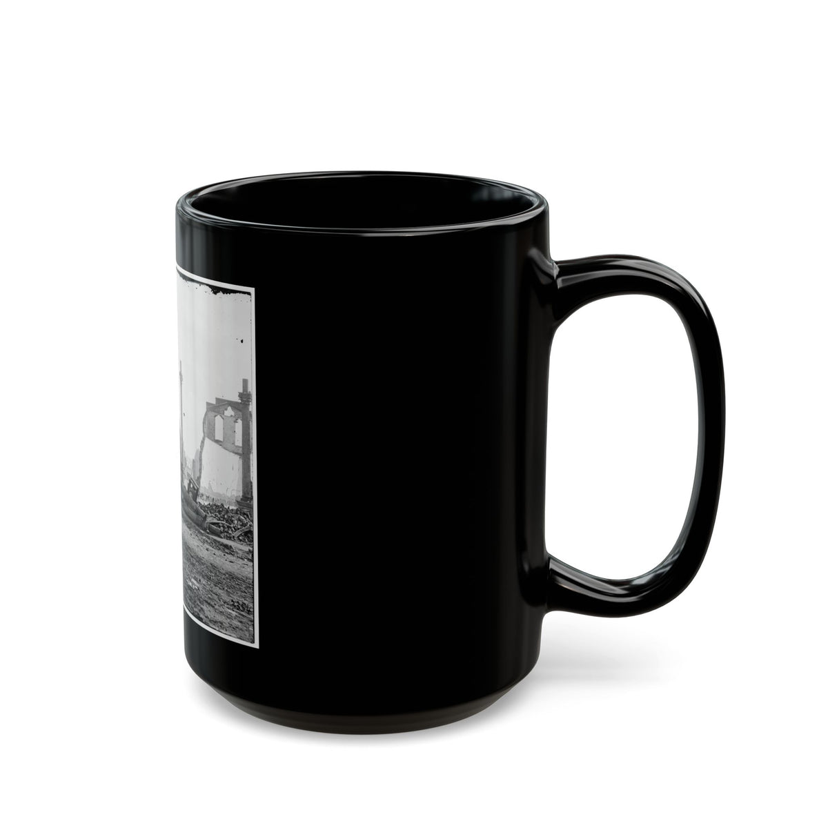 Richmond, Va. Ruins Of The Southern Express Office (Carey Street) (U.S. Civil War) Black Coffee Mug