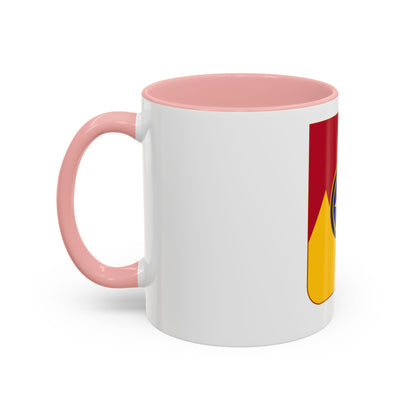 607th Armored Field Artillery Battalion v2 (U.S. Army) Accent Coffee Mug