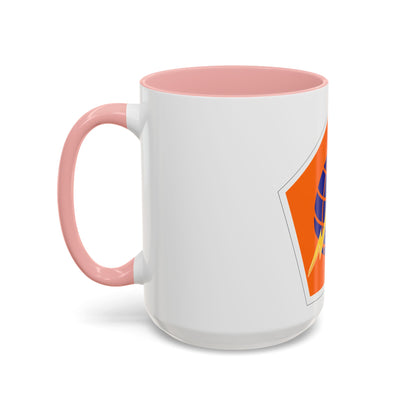 505 Signal Brigade (U.S. Army) Accent Coffee Mug