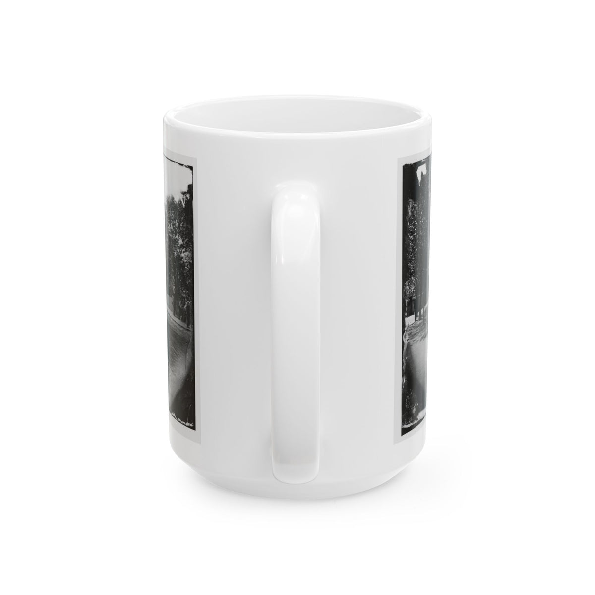 Richmond, Va. Residence Of Jefferson Davis (1201 East Clay Street) (U.S. Civil War) White Coffee Mug