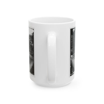 Richmond, Va. Residence Of Jefferson Davis (1201 East Clay Street) (U.S. Civil War) White Coffee Mug