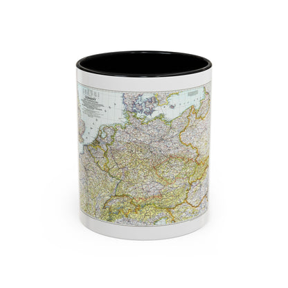 Germany and its Approaches (1944) (Map) Accent Coffee Mug