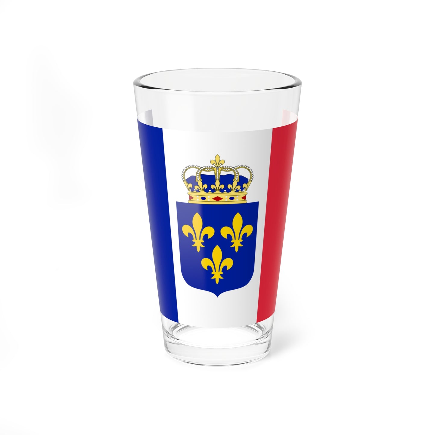 Count Henri of Chambords Flag of France (Belgium) Pint Glass 16oz