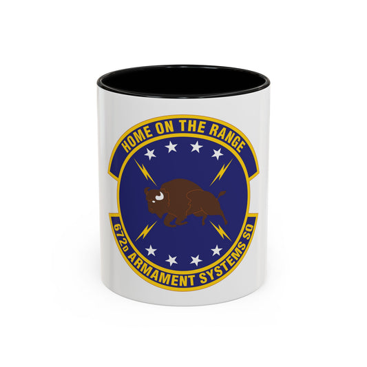 672d Armament Systems Squadron (U.S. Air Force) Accent Coffee Mug