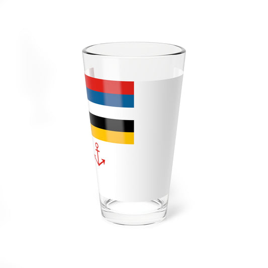 Flag of Chief of Marine Police of Manchukuo (China) Pint Glass 16oz