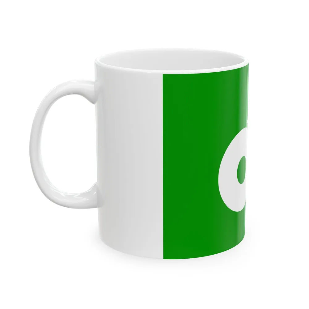 Flag of Mie Prefecture Japan - White Coffee Mug-Go Mug Yourself