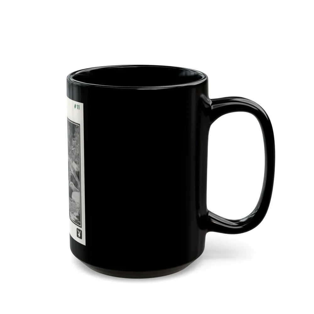 Dawn Richard #108 - Dawn on 2.5x3.5 Playboy Collector Card (Vintage Female Icon) Black Coffee Mug-Go Mug Yourself