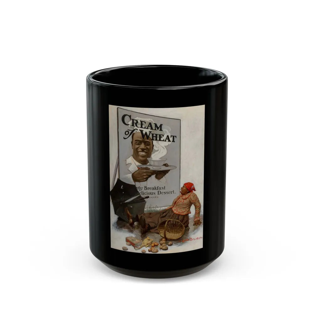 Cream of Wheat advertisement_1 - Black Coffee Mug-15oz-Go Mug Yourself