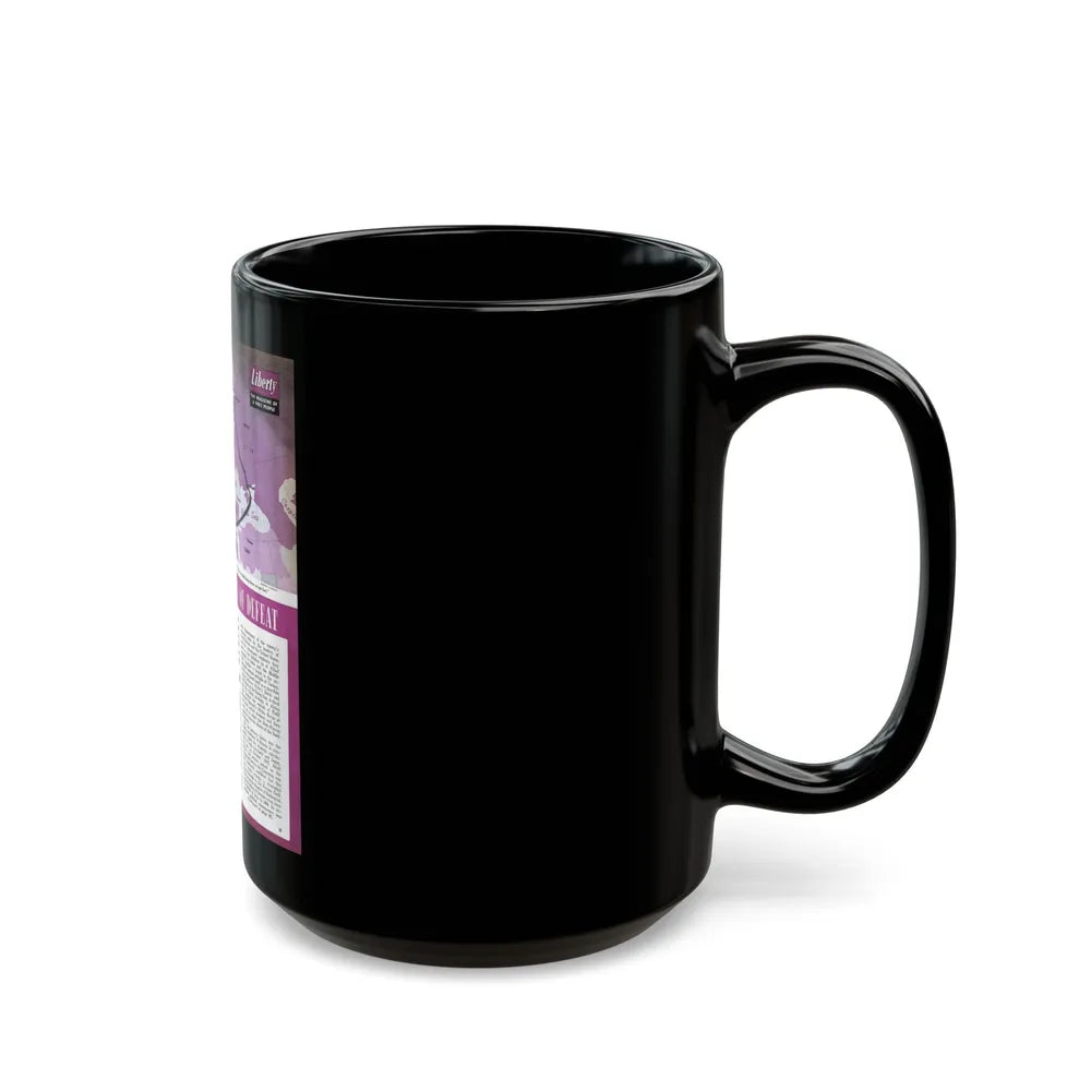 Germany's Strategy of Defeat, Liberty, September 18, 1943 - Black Coffee Mug-Go Mug Yourself