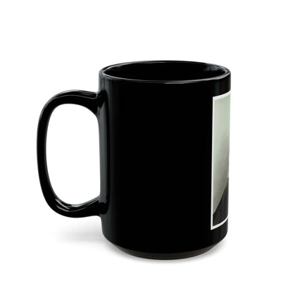 Lori Nelson #207 - B&W Glamour Dress Photo (Vintage Female Icon) Black Coffee Mug-Go Mug Yourself