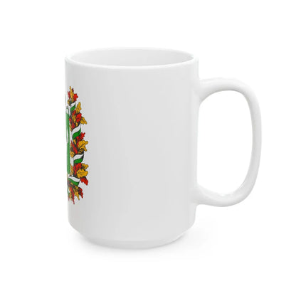 Flag of Tomsk Oblast Russia - White Coffee Mug-Go Mug Yourself