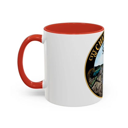 Seal of Chattanooga Tennessee - Accent Coffee Mug-Go Mug Yourself