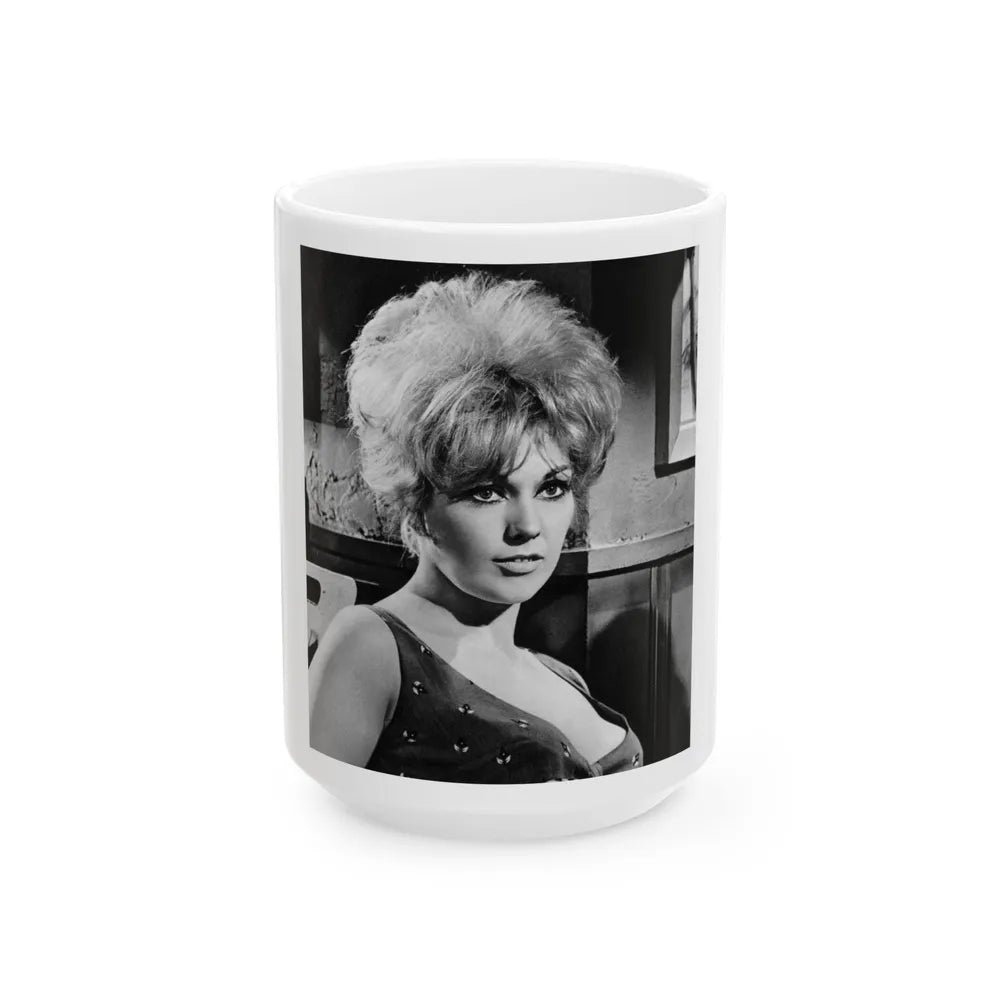 Kim Novak #371 (Vintage Female Icon) White Coffee Mug-15oz-Go Mug Yourself