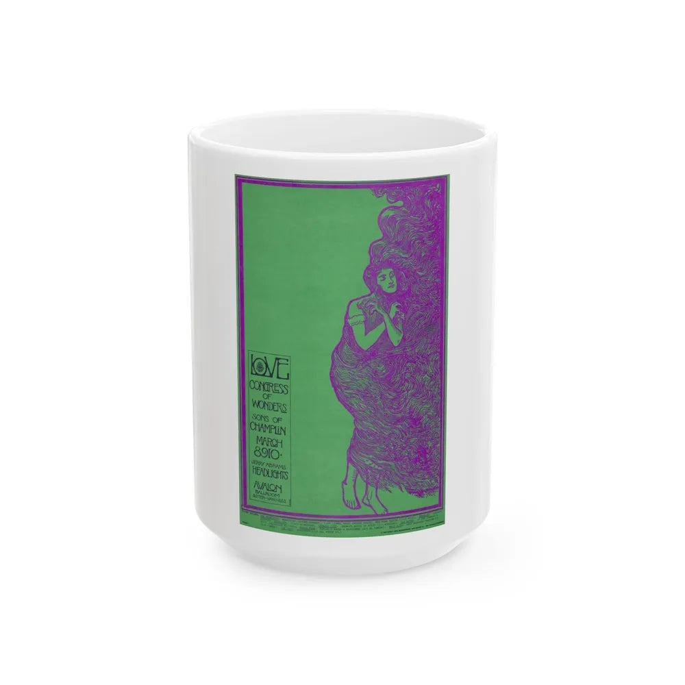 Love 1967 Poster (Music Poster) White Coffee Mug-15oz-Go Mug Yourself