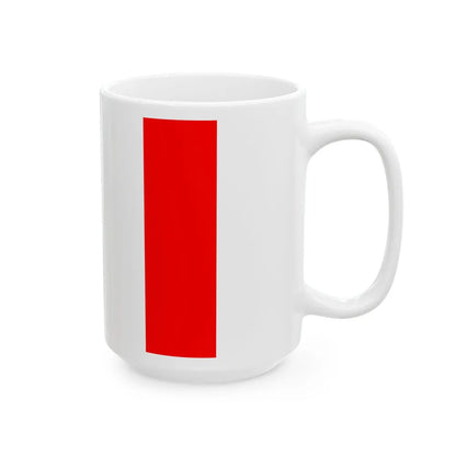 Flag of Vologda Oblast Russia - White Coffee Mug-Go Mug Yourself