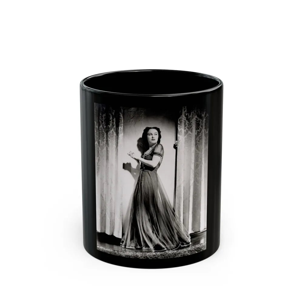 Fay Wray #11 (Vintage Female Icon) Black Coffee Mug-11oz-Go Mug Yourself