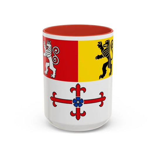 Flag of Heinsberg Germany - Accent Coffee Mug-15oz-Red-Go Mug Yourself