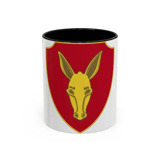 99th Field Artillery Battalion (U.S. Army) Accent Coffee Mug 11oz Black - Go Mug Yourself
