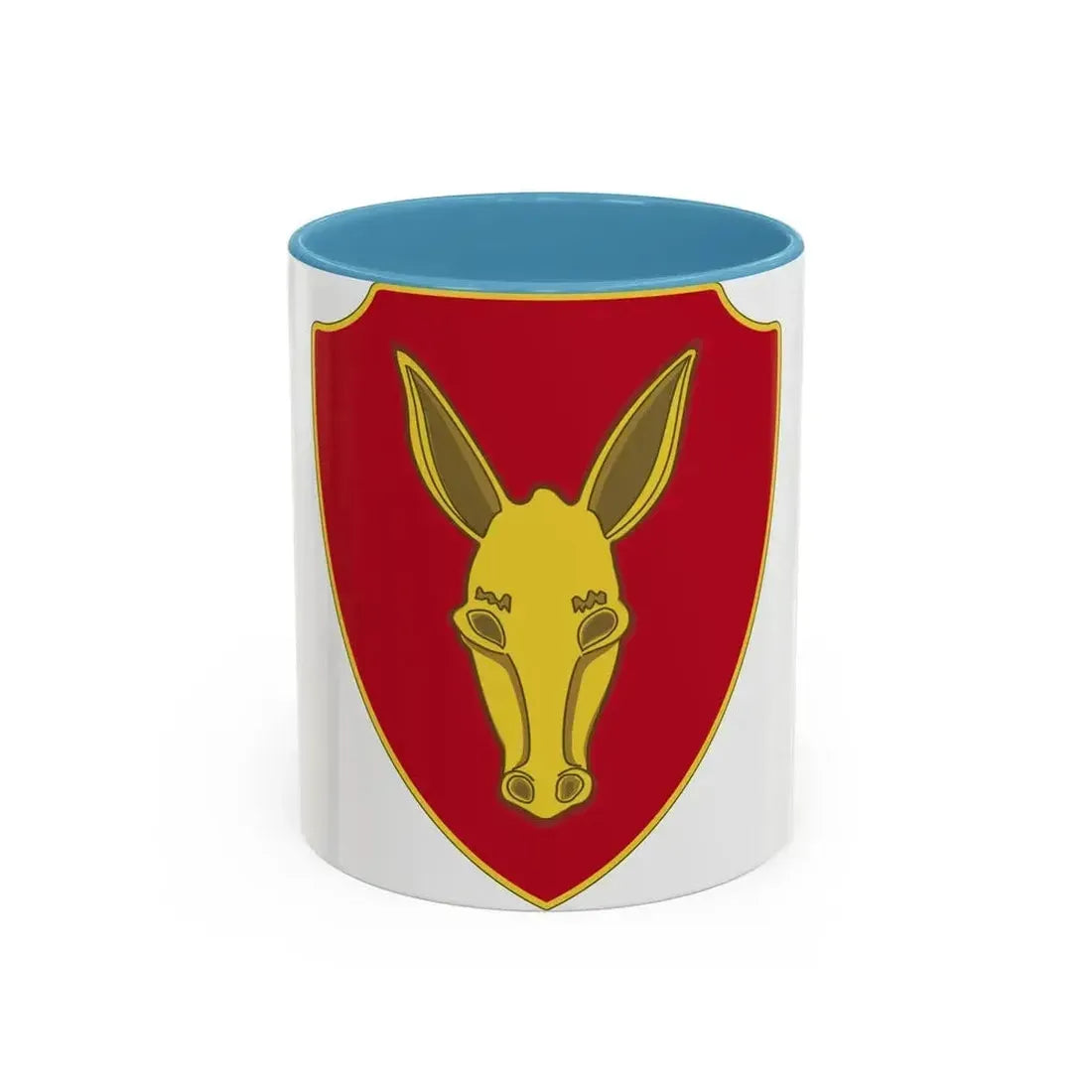 99th Field Artillery Battalion (U.S. Army) Accent Coffee Mug 11oz Light Blue - Go Mug Yourself