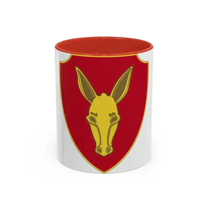 99th Field Artillery Battalion (U.S. Army) Accent Coffee Mug 11oz Red - Go Mug Yourself