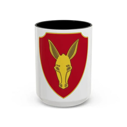 99th Field Artillery Battalion (U.S. Army) Accent Coffee Mug 15oz Black - Go Mug Yourself