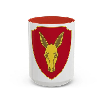 99th Field Artillery Battalion (U.S. Army) Accent Coffee Mug 15oz Red - Go Mug Yourself