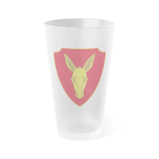 99th Field Artillery Battalion (U.S. Army) Frosted Pint Glass 16oz Default Title - Go Mug Yourself