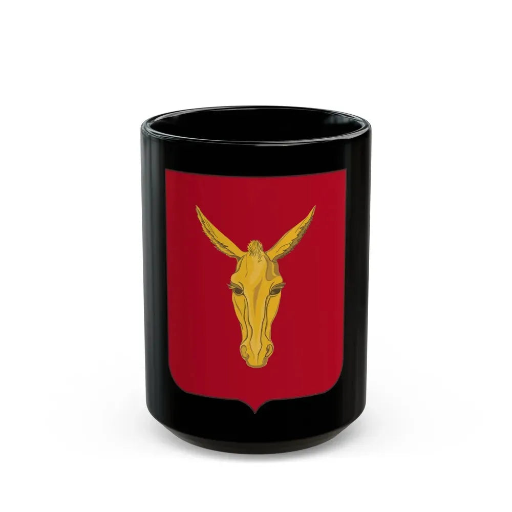 99th Field Artillery Battalion v2 (U.S. Army) Black Coffee Mug 15oz - Go Mug Yourself