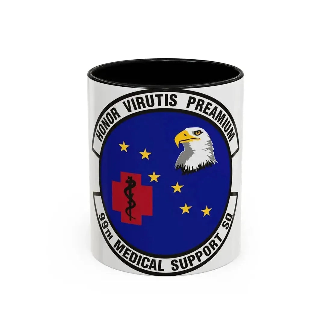 99th Medical Support Squadron (U.S. Air Force) Accent Coffee Mug 11oz Black - Go Mug Yourself