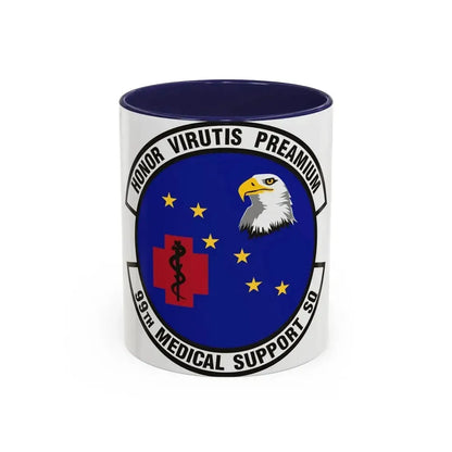 99th Medical Support Squadron (U.S. Air Force) Accent Coffee Mug 11oz Navy - Go Mug Yourself