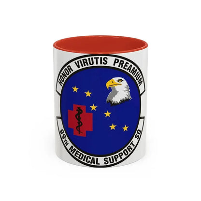 99th Medical Support Squadron (U.S. Air Force) Accent Coffee Mug 11oz Red - Go Mug Yourself