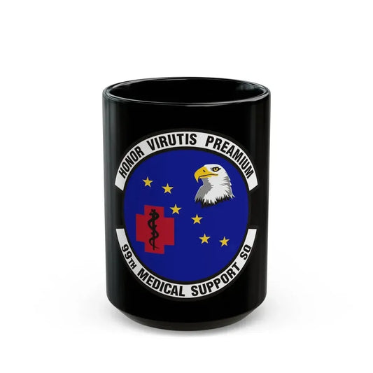 99th Medical Support Squadron (U.S. Air Force) Black Coffee Mug 15oz - Go Mug Yourself