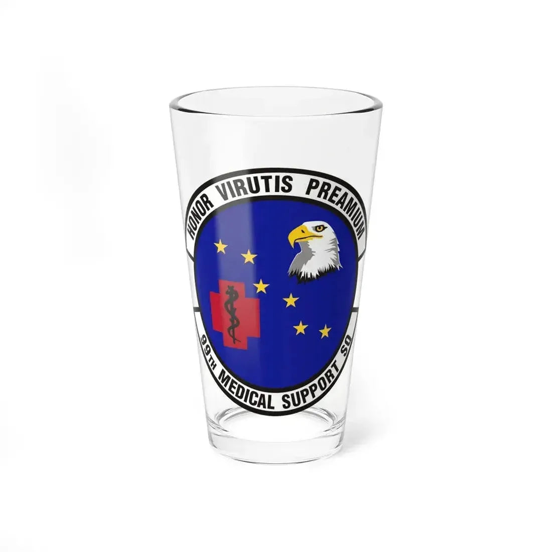 99th Medical Support Squadron (U.S. Air Force) Pint Glass 16oz 16oz - Go Mug Yourself